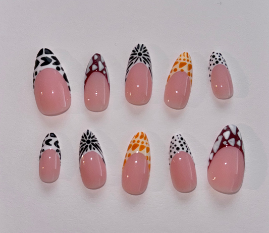 French Tip Mixed Shells